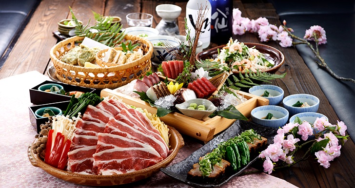 春の牛すき焼き陶板