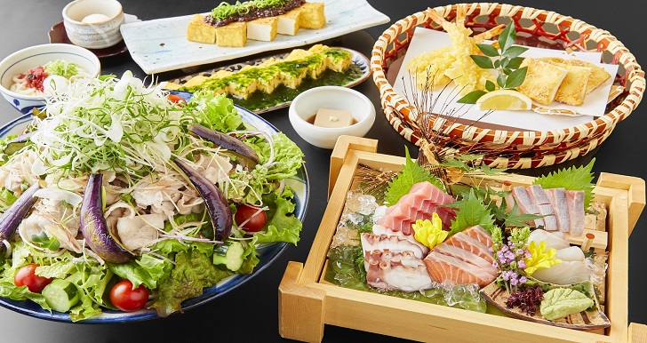 <i>7</i>月<i>1</i>日販売開始<br>黒豚の<br>冷しゃぶサラダ