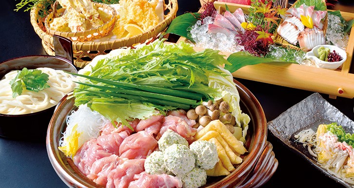 大山鶏とつくね<br>ハリハリ鍋